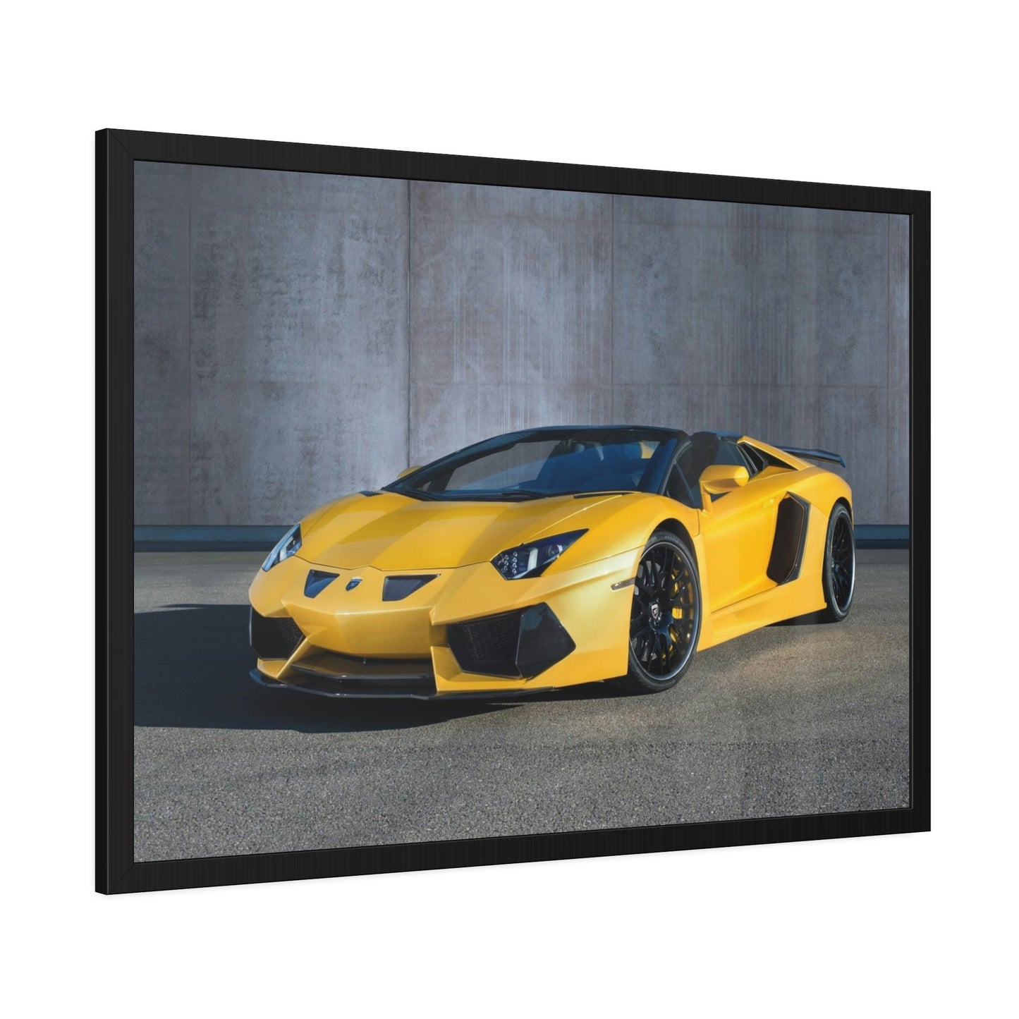 The Majesty of Lamborghini: Striking Print on Natural Canvas & Poster