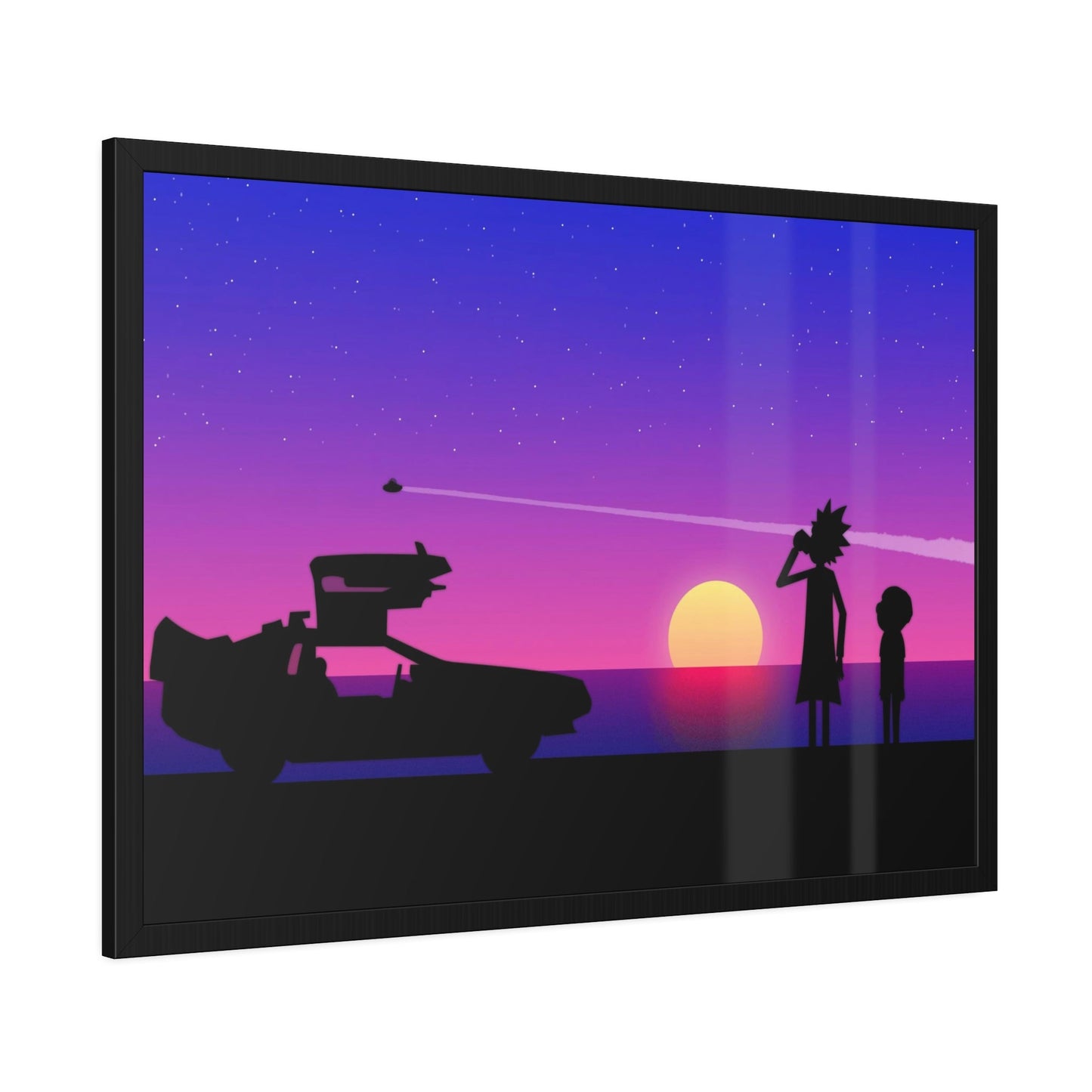 Out-of-This-World Creativity: Framed Canvas Rick and Morty Art for Wall Decor