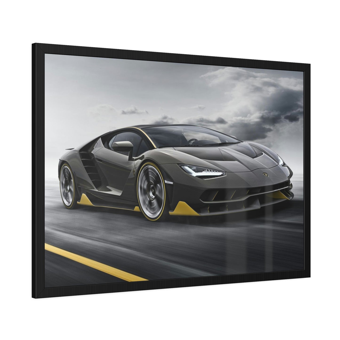 Italian Engineering Masterpiece: Canvas & Poster of a Lamborghini on High-Quality Print