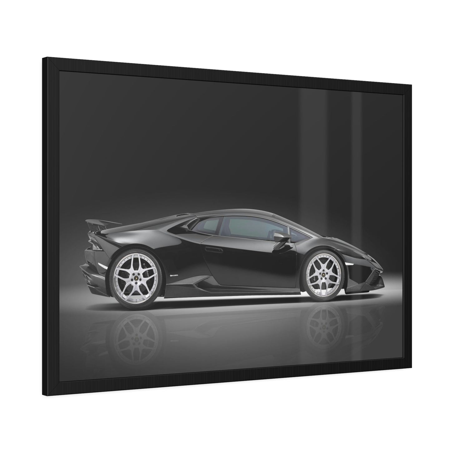 Artistic Rendering of a Lamborghini: Print on Canvas for Car Fans