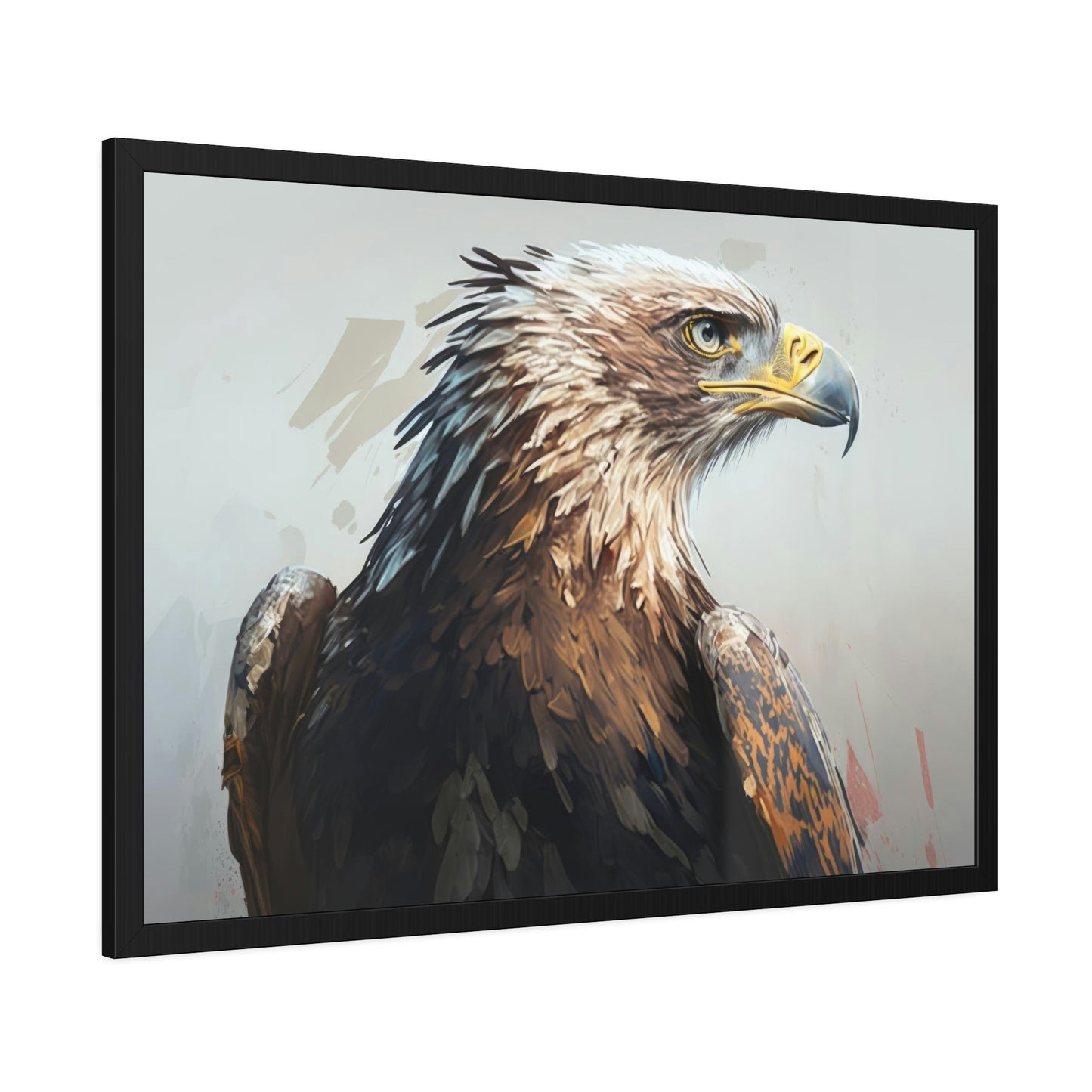 Eagle's Harmonious Flight: Canvas Print, Enveloping with Serenity and Power