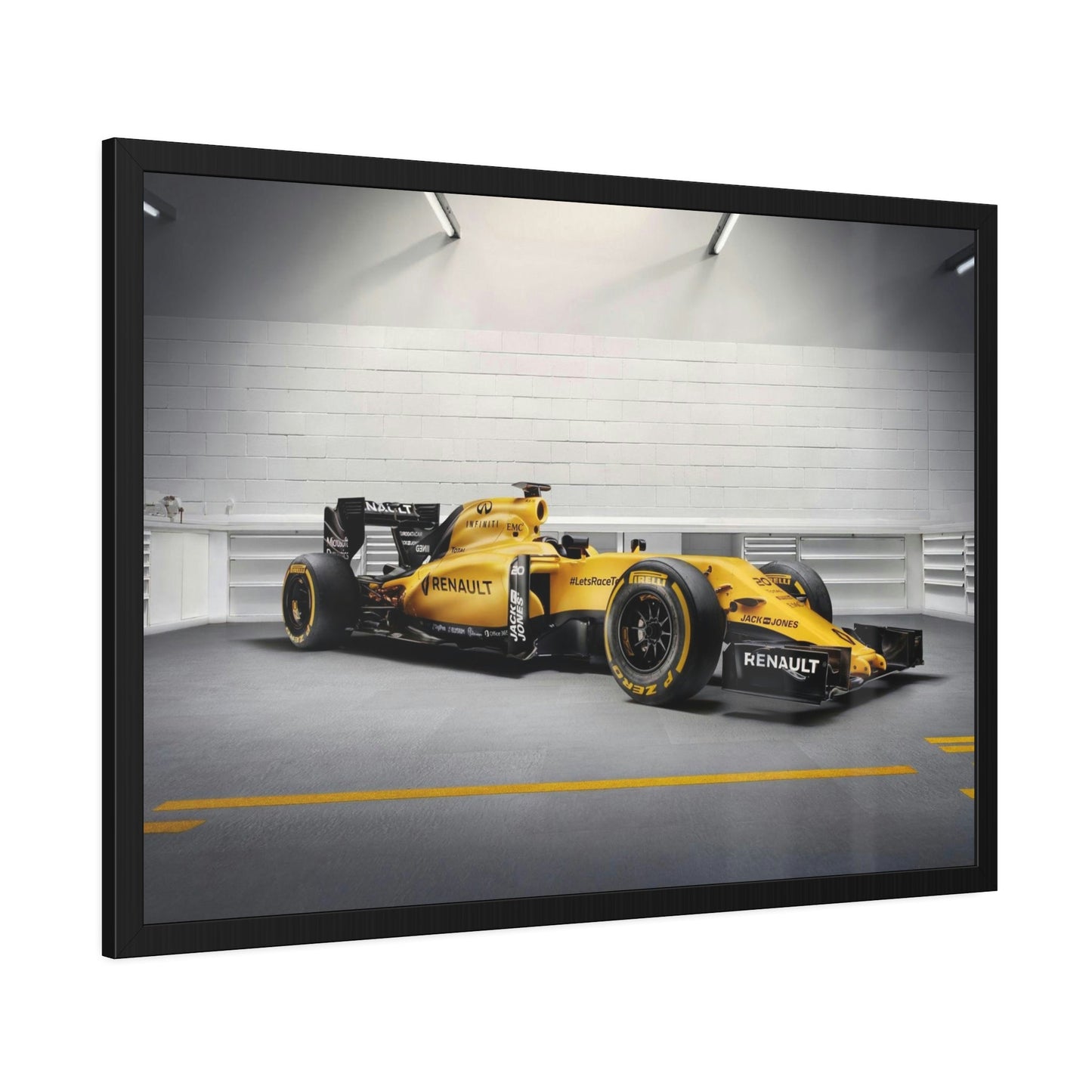 Racing Dreams Unleashed: F1 Framed Canvas and Poster Art for Car Lovers