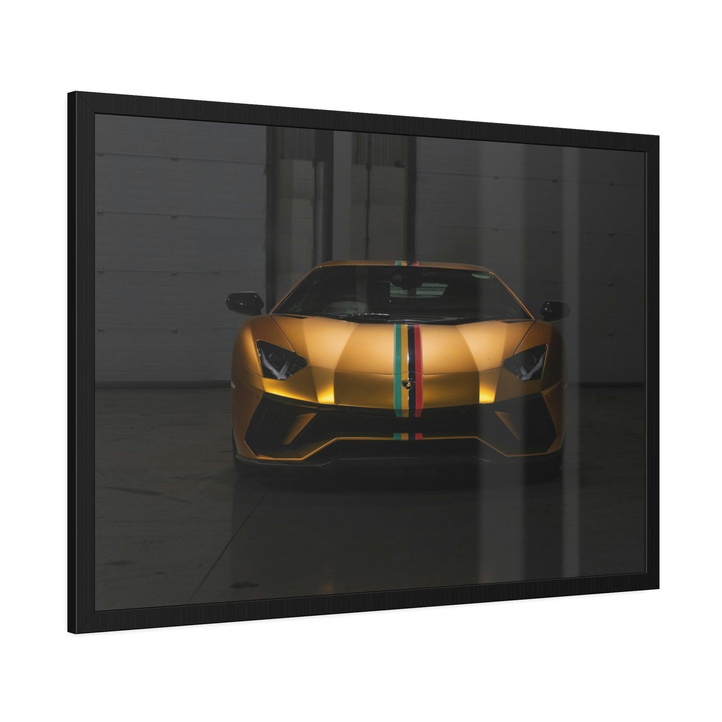 Lamborghini on Canvas & Poster: Captivating Print for Car Enthusiasts