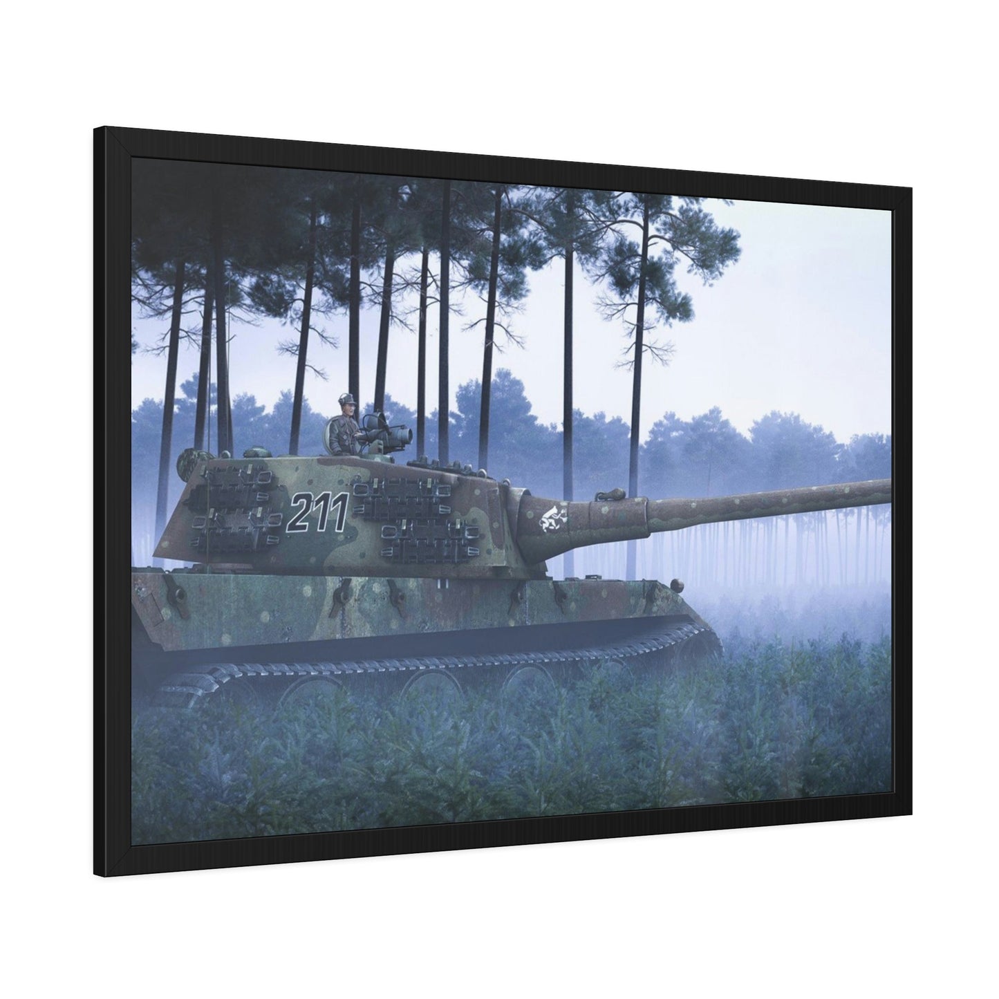 Victory Unveiled: Striking World of Tanks Art Print on Canvas