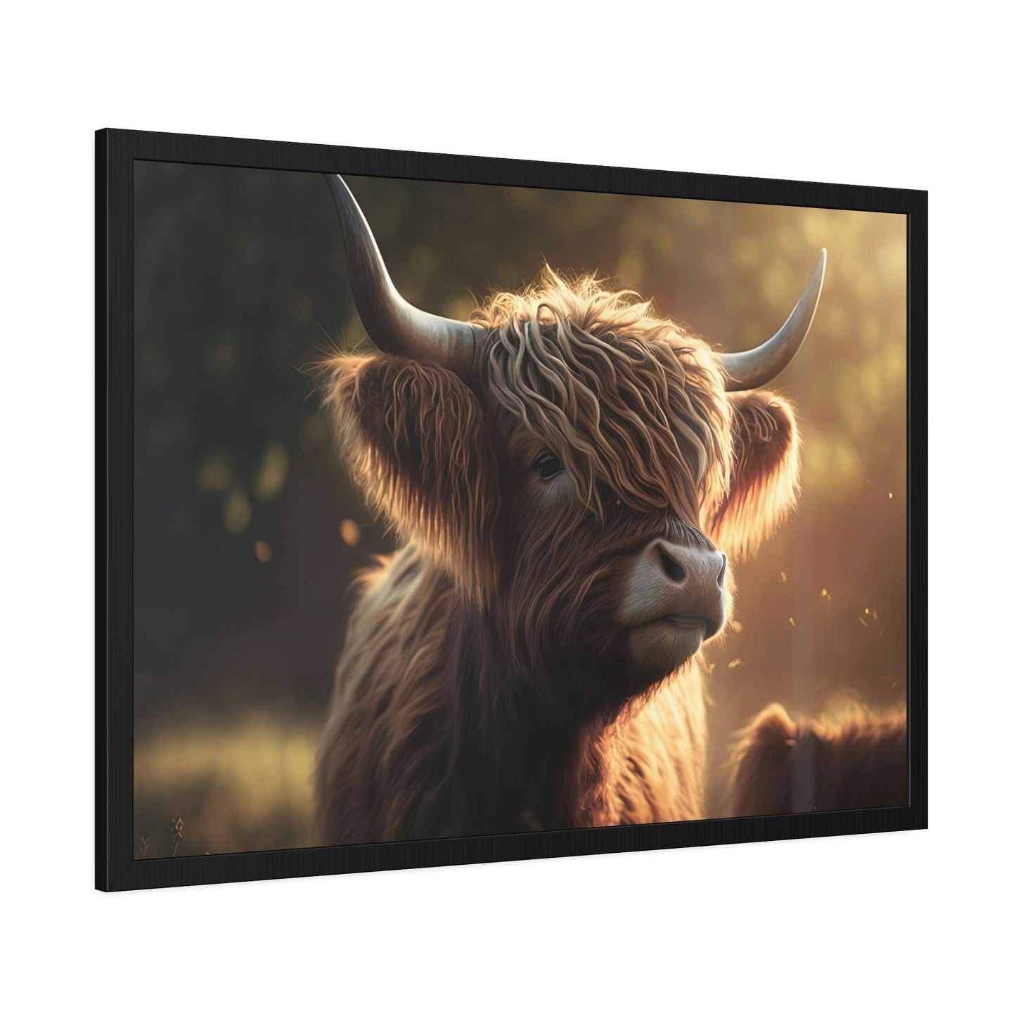 Farmhouse Chic: Cow on Canvas for a Stylish and Elegant Wall Art Accent