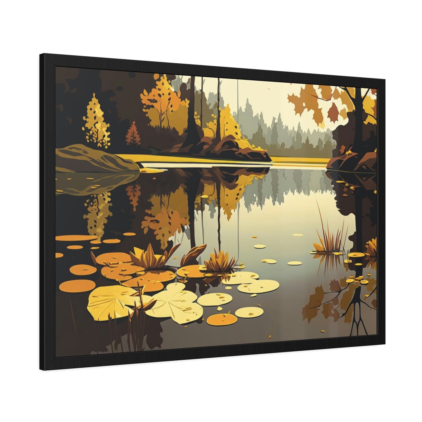 Reflections of Nature: Wall Art and Canvas Print of Lakes and Rivers