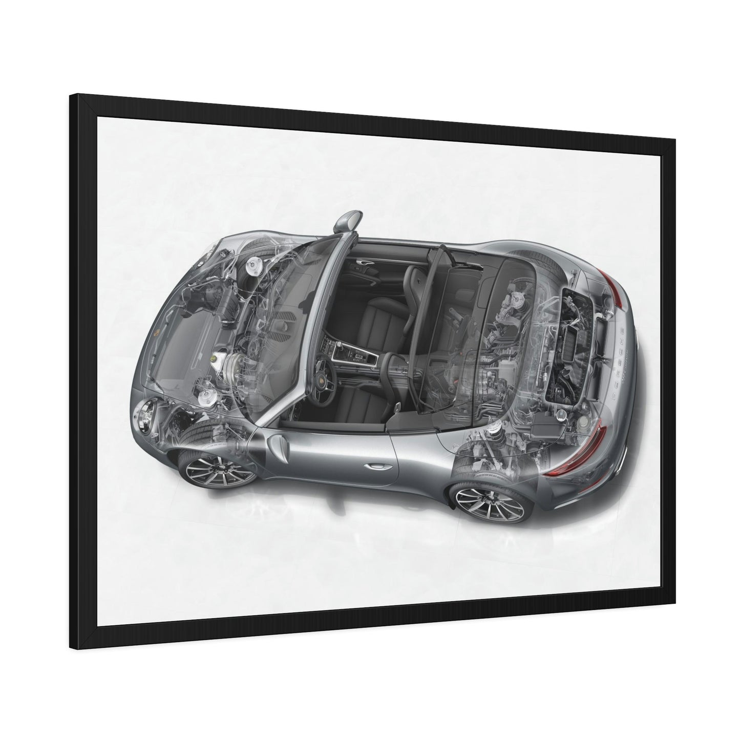 Porsche's Roaring Legacy: A Canvas Print Capturing the Iconic Sports Car