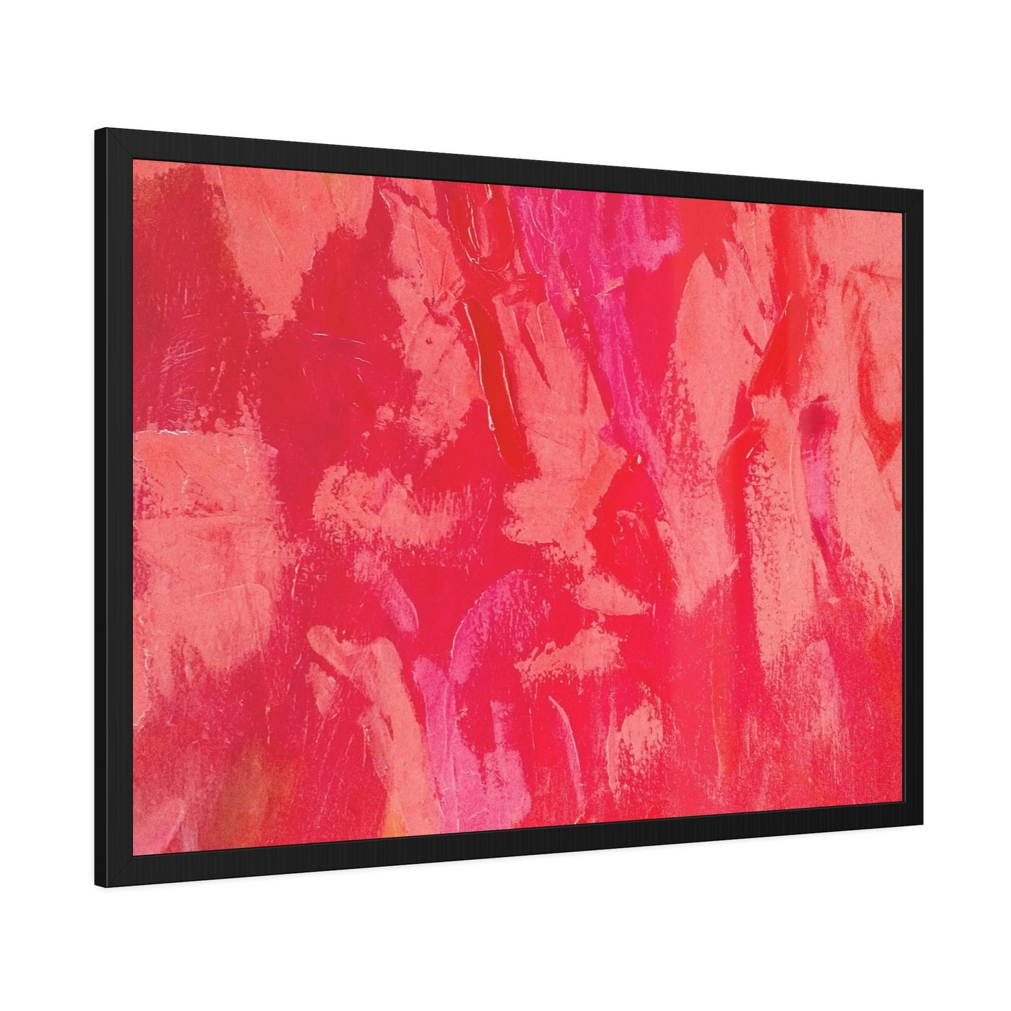 Vibrant Red: A Striking Print on Canvas to Add to Your Art Collection