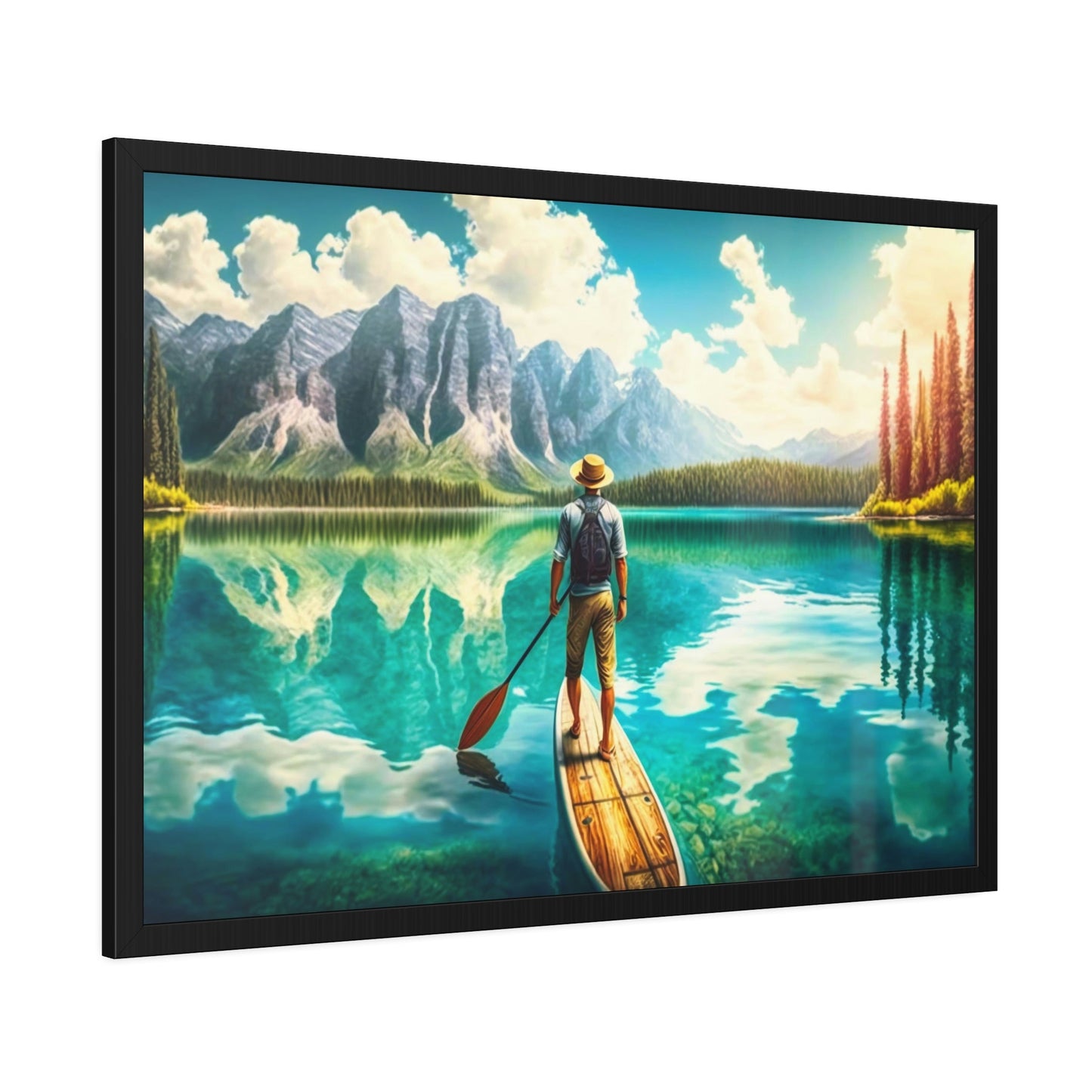 Scenic Riverscape: Wall Art of a Stunning River Landscape on Canvas