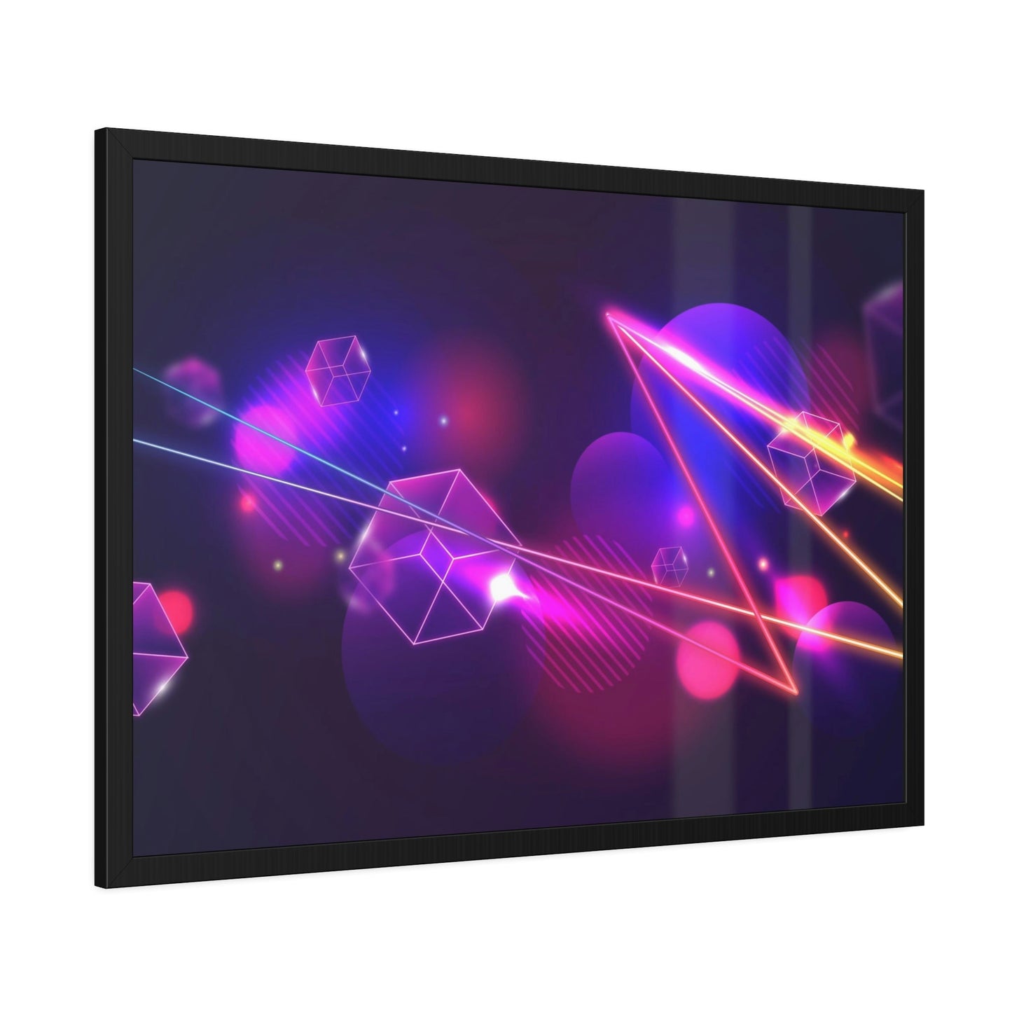 Radiant Abstraction: Vibrant Canvas Prints for Mesmerizing Wall Art Decor