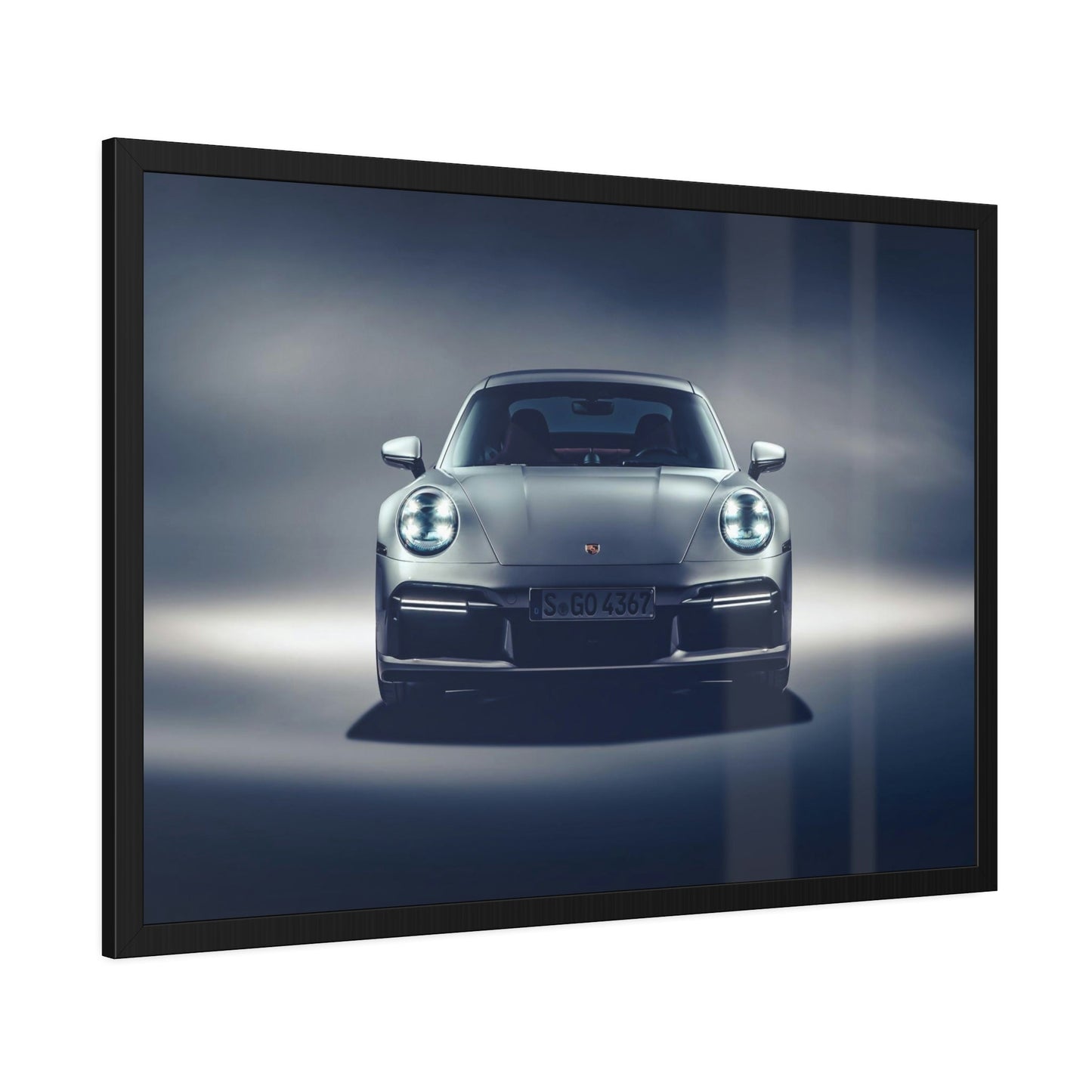 Porsche Passion: Artistic Framed Canvas & Poster for Car Enthusiasts