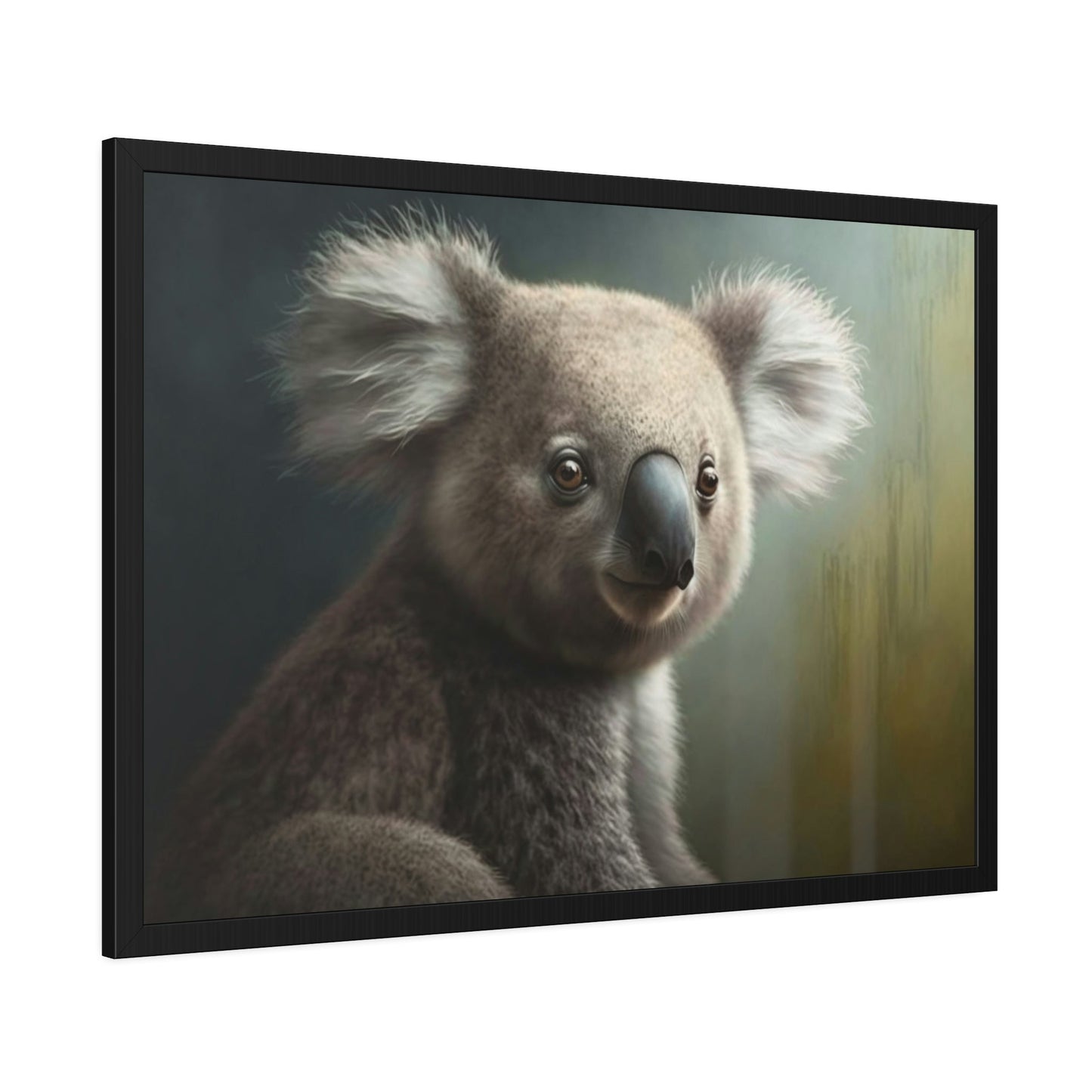 The Koala's Secret World: An Intriguing Painting on Canvas