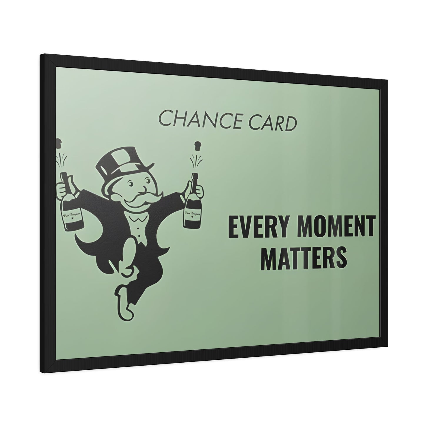 Monopoly's Motivation Revealed: Artistic Print on Framed Canvas