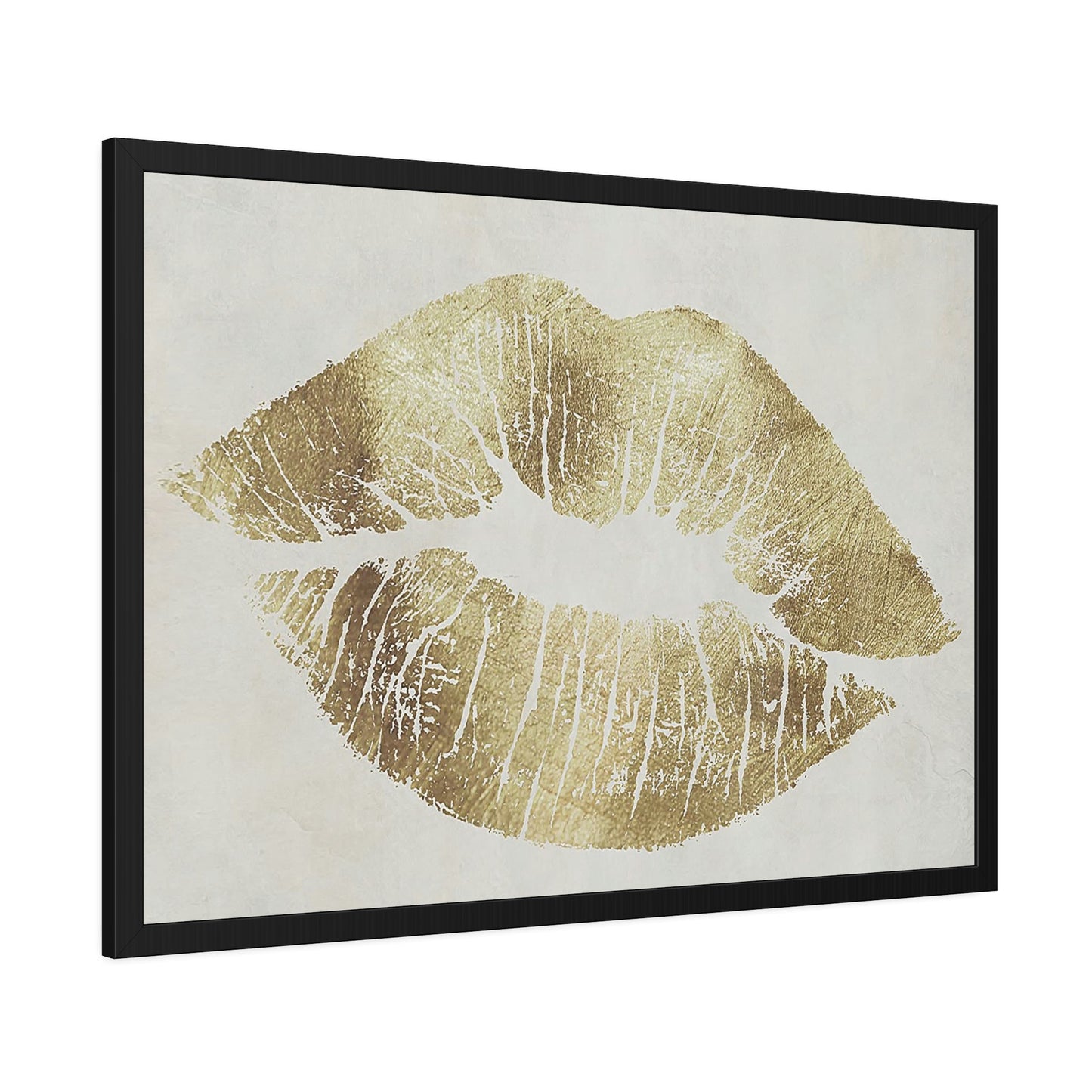 The Beauty of Gold: Striking Wall Art on Natural Canvas