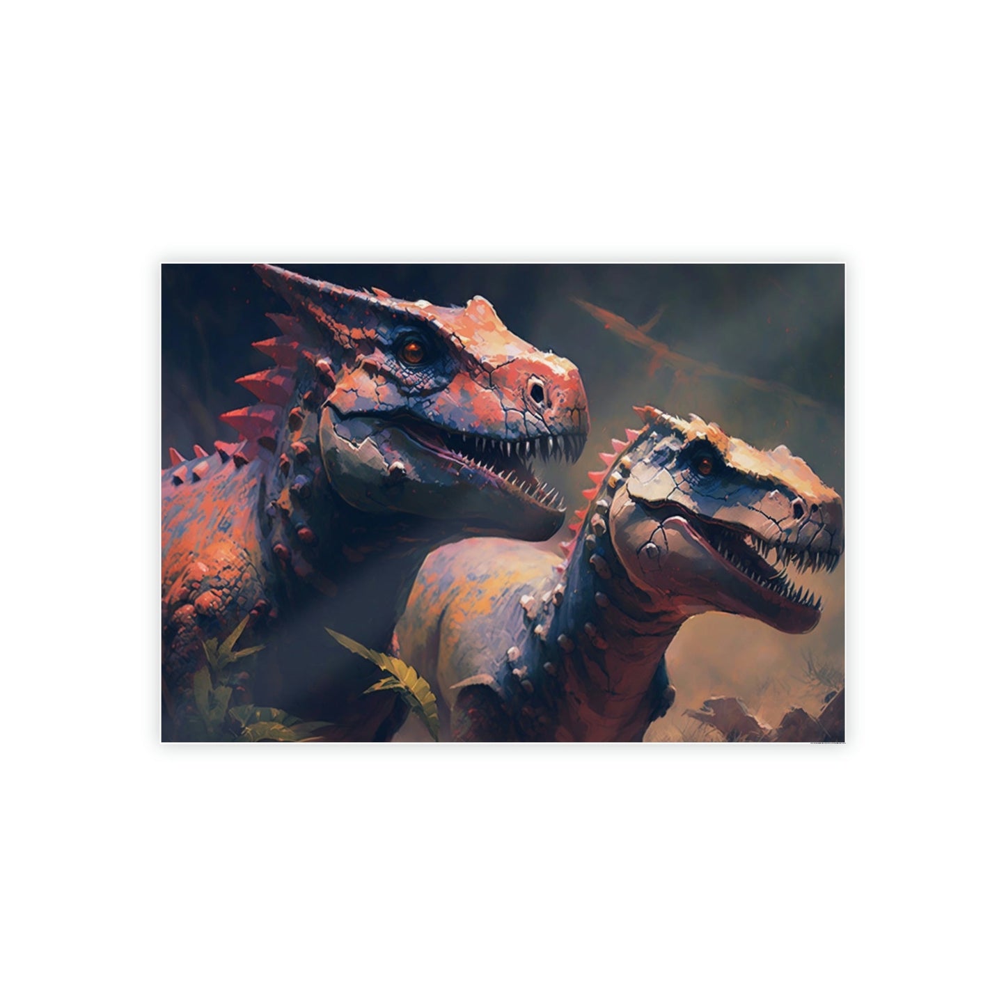 Extinct Realms: Canvas & Poster of Dinosaurs and Nostalgia