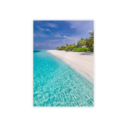 Island Dreams: Caribbean Beach Print on Canvas and Art Prints for Your Home