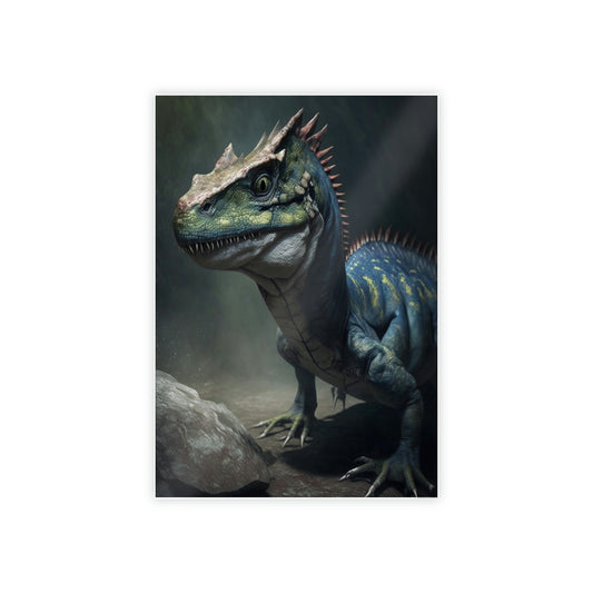 The Age of Dinosaurs: Framed Canvas & Poster Depicting Prehistoric Creatures
