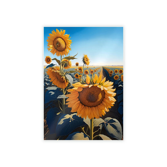 Petals of Gold: A Rich and Luxurious Display of Sunflowers' Exquisite Charm
