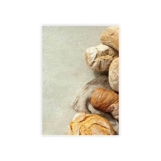 Bread Aroma Delight: Poster and Print on Canvas with Rich Bakery Scene