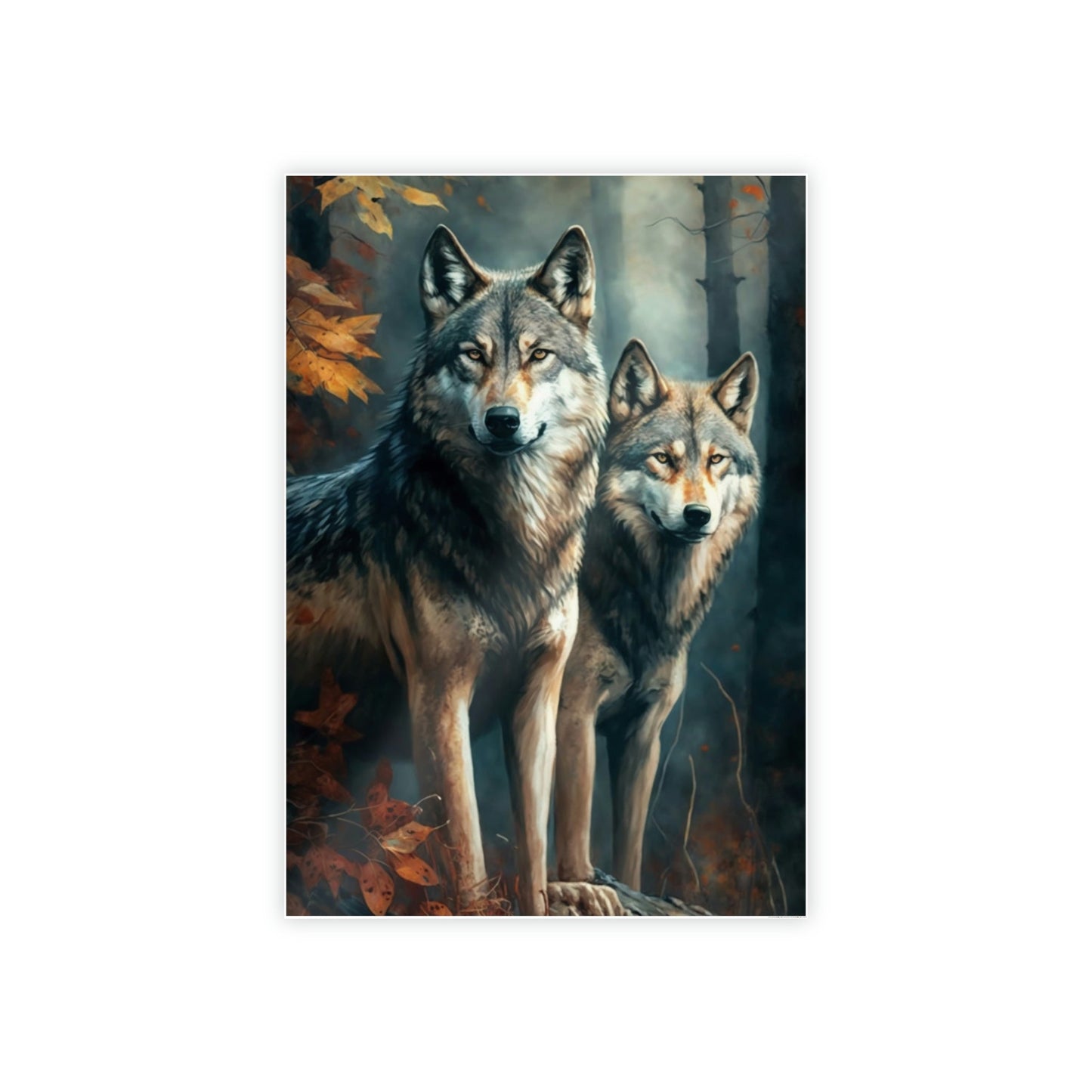 Guardians of the Forest: Majestic Wolfs