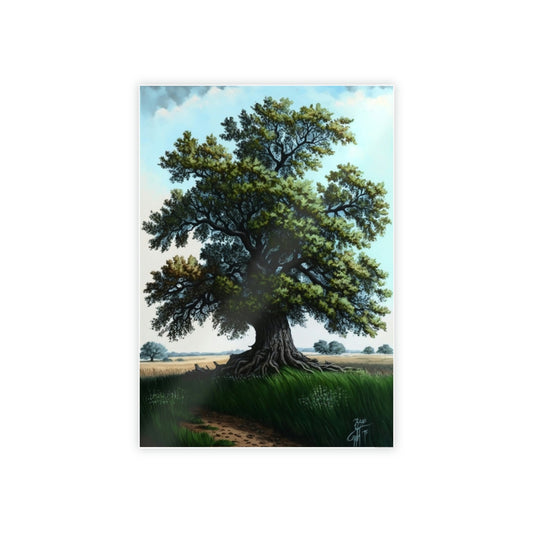 The Mighty Oak Tree: A Towering Presence of Strength and Stability