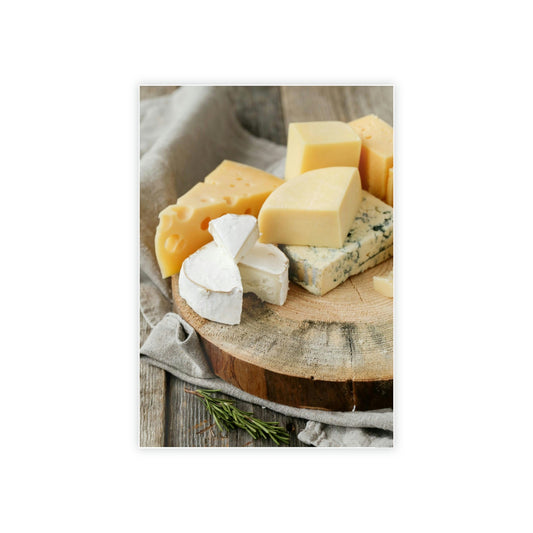 The Beauty of Cheese: Premium Canvas Prints of Artfully Arranged Cheese Plates