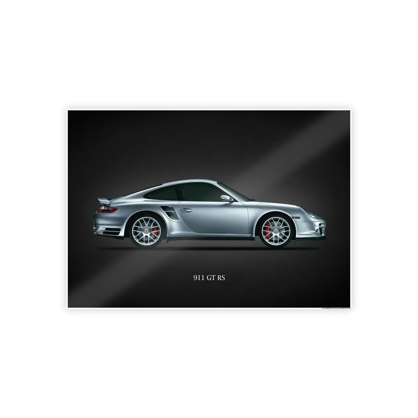 Automotive Art: Porsche Print on High-Quality Canvas for Your Collection