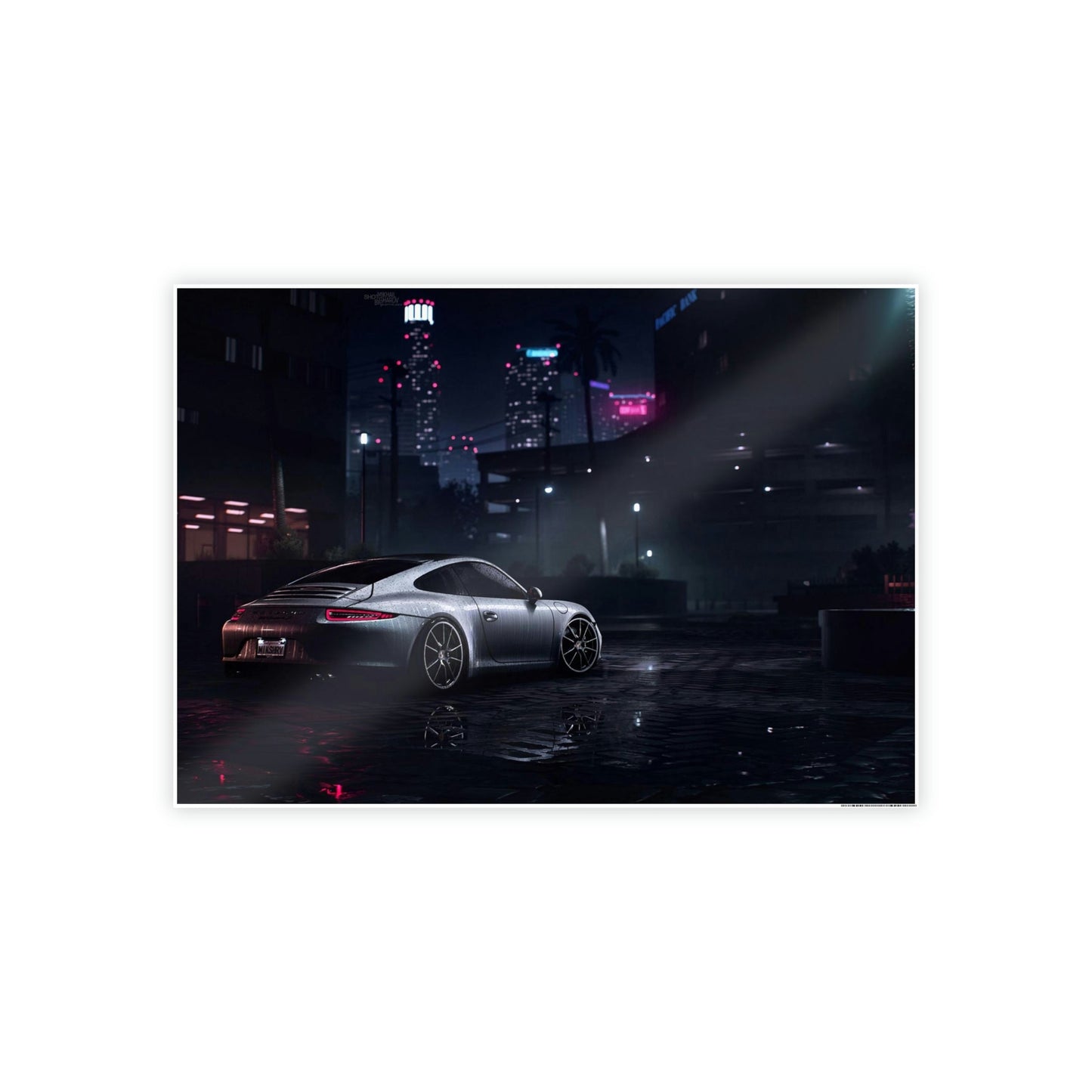 Porsche Artistry on Canvas: Natural Canvas Art for Auto Lovers