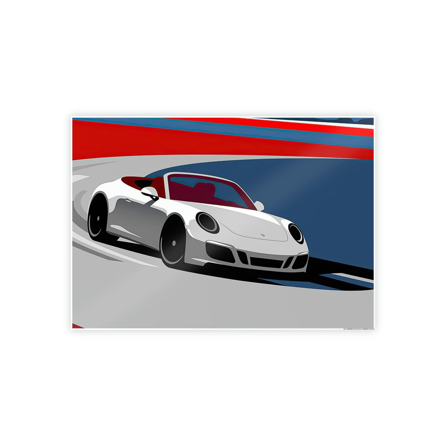 Speed and Style: Stunning  Canvas & Poster Wall Art of Porsche