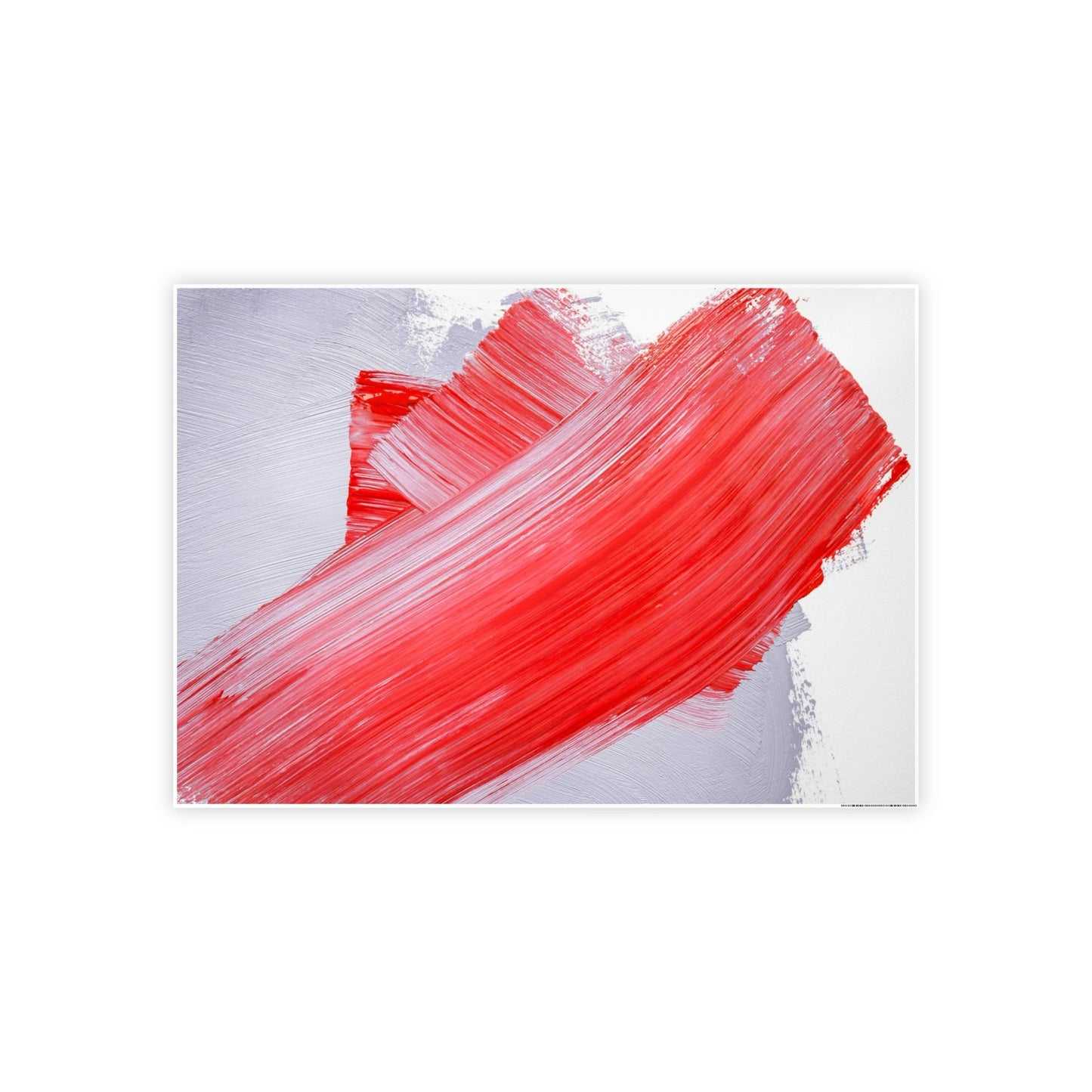 Red Abstract Delight: Natural Canvas and Framed Poster for Your Wall Art