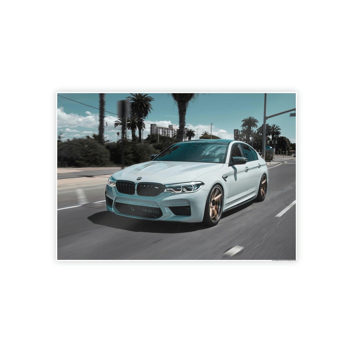 BMW on Canvas: Captivating Canvas & Poster Print for Car Enthusiasts