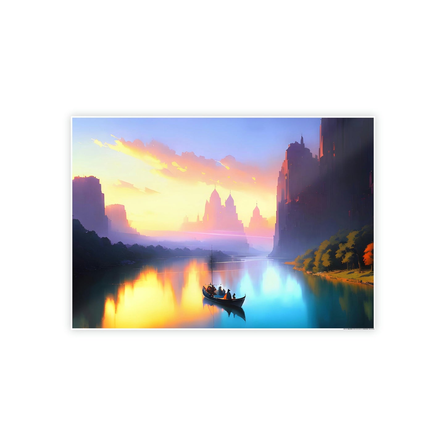 River Dreams: Wall Art and Canvas Print of Serene Lakes and Rivers