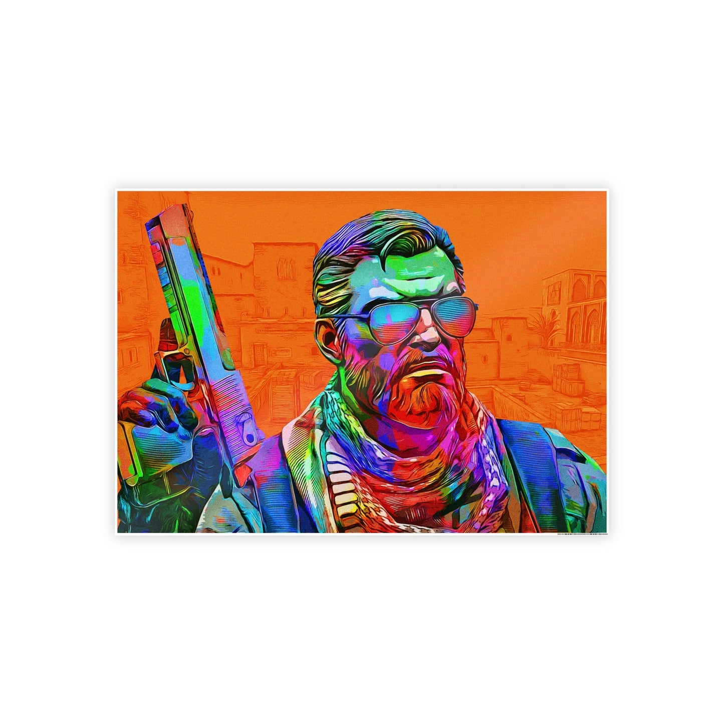 In the Line of Fire: Thrilling Counter Strike Wall Art on Canvas & Poster