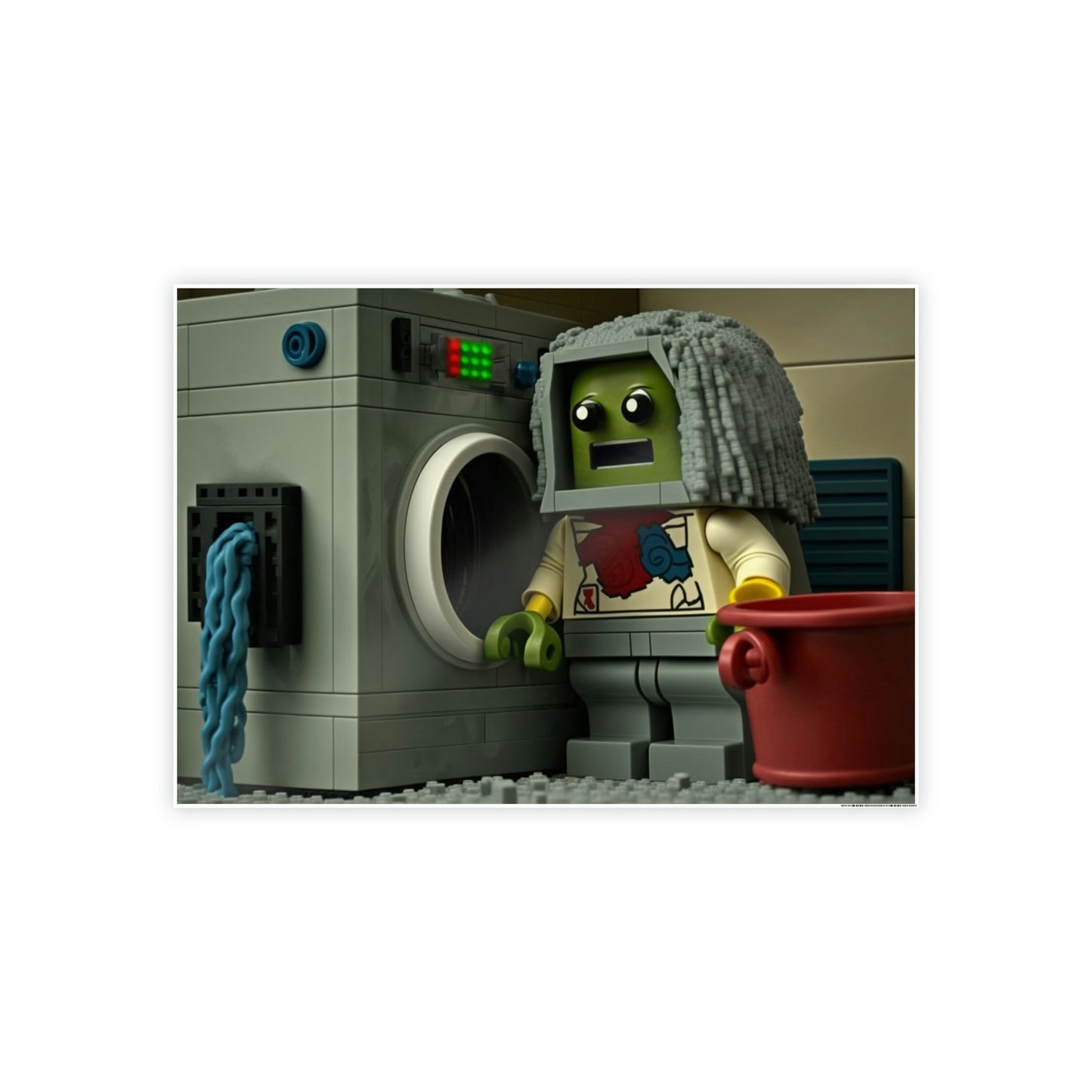 Vibrant Lego Universe: Framed Canvas and Print of Iconic Characters