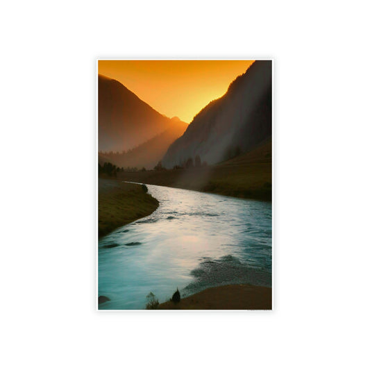 River Reflections: Wall Art and Canvas Print of Lakes and Rivers