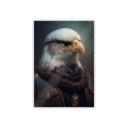 Ruler of the Skies: Framed Poster & Canvas Depicting the Regal Presence of Eagles