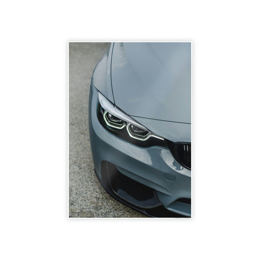 BMW: Canvas and Framed Poster with Detailed Car Art