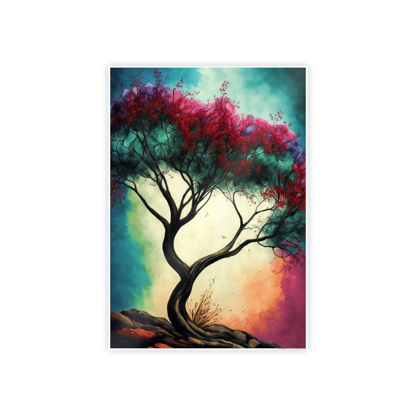 Majestic Horizons: A Natural Canvas & Poster Wall Art of Abstract Landscape