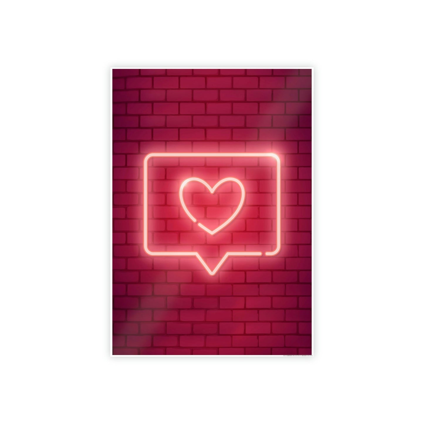 Neon Radiance Revealed: Stunning Wall Art on Natural Canvas and Framed Prints