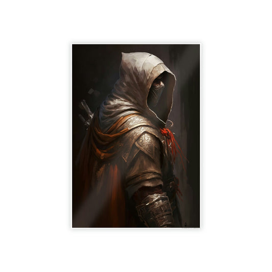 Artistic Interpretation of Assassin's Creed: Print on Canvas for Fans