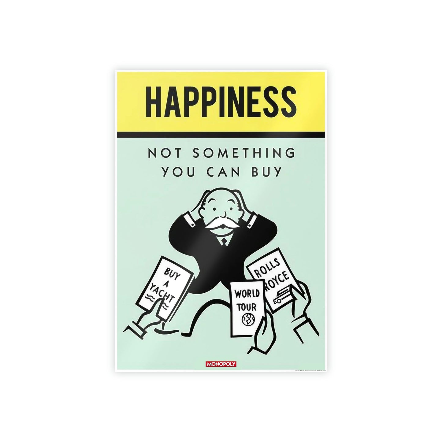 Money Quotes on Canvas: Alec Monopoly's Art and Poster Collection