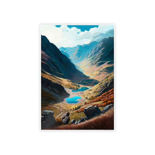 The Enchanting Valley: High-quality Wall Art and Canvas Print