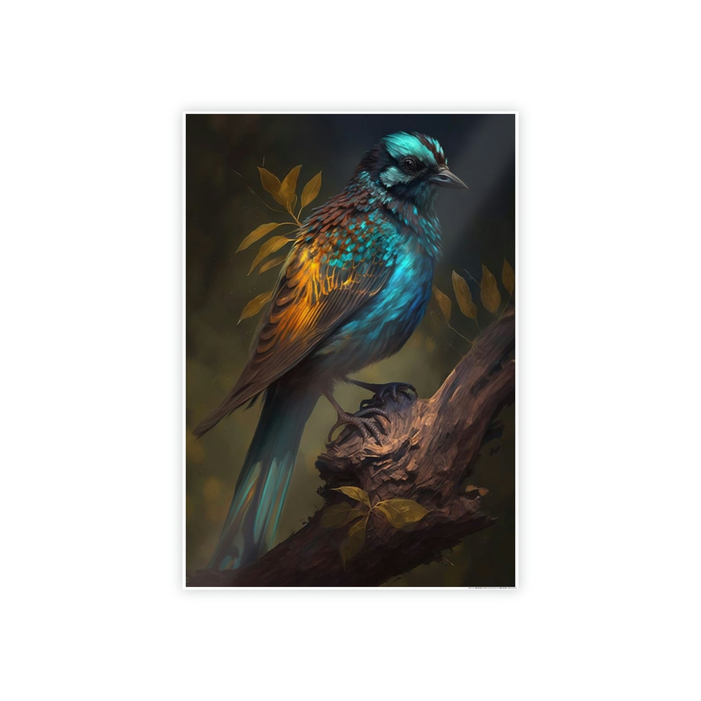 The Majestic Birds: A Framed Canvas & Poster Print of Birds