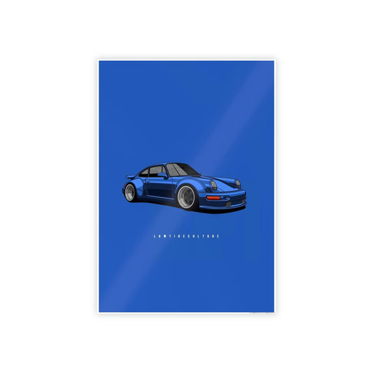Porsche Artistry on Natural Canvas: Poster & Canvas Wall Decor for Car Enthusiasts