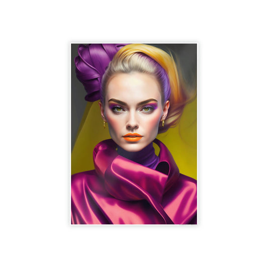 Glamour and Glitz: A Wall Art Print of Fashion and Beauty Icons