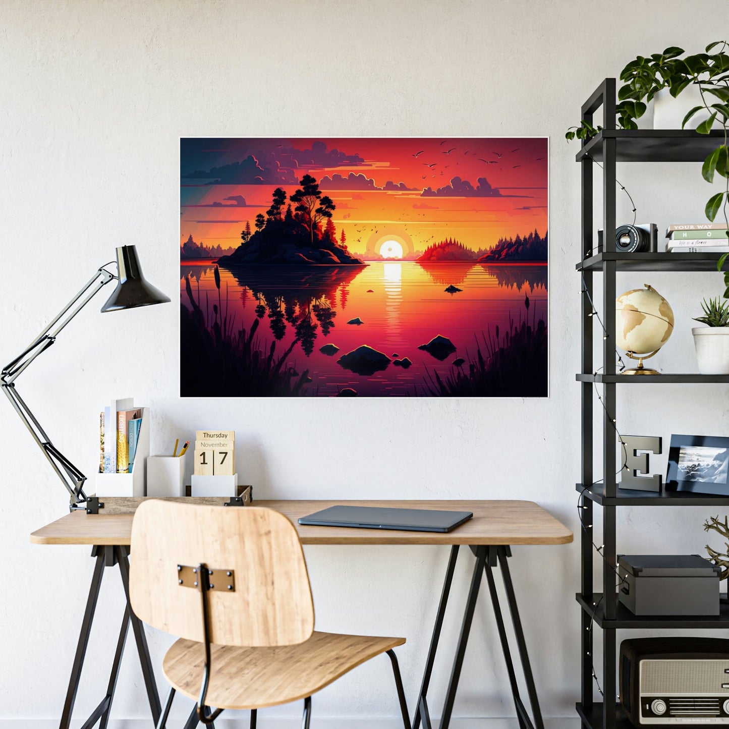 The Majesty of Lakes and Rivers: Natural Canvas Wall Art of Stunning Scenery