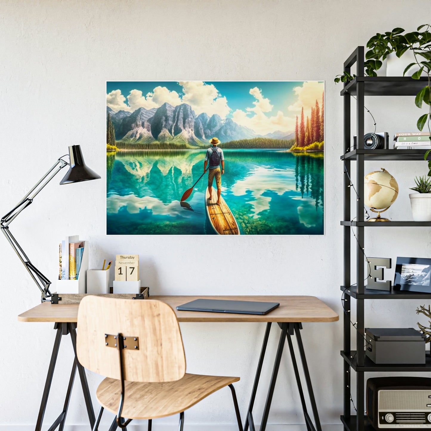 Scenic Riverscape: Wall Art of a Stunning River Landscape on Canvas