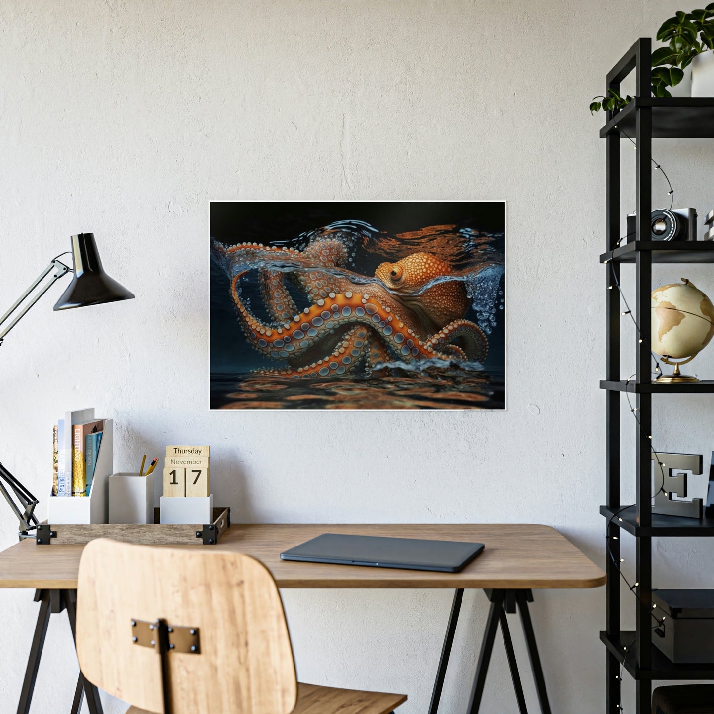 Octopus Oasis: A Colorful Canvas Creation