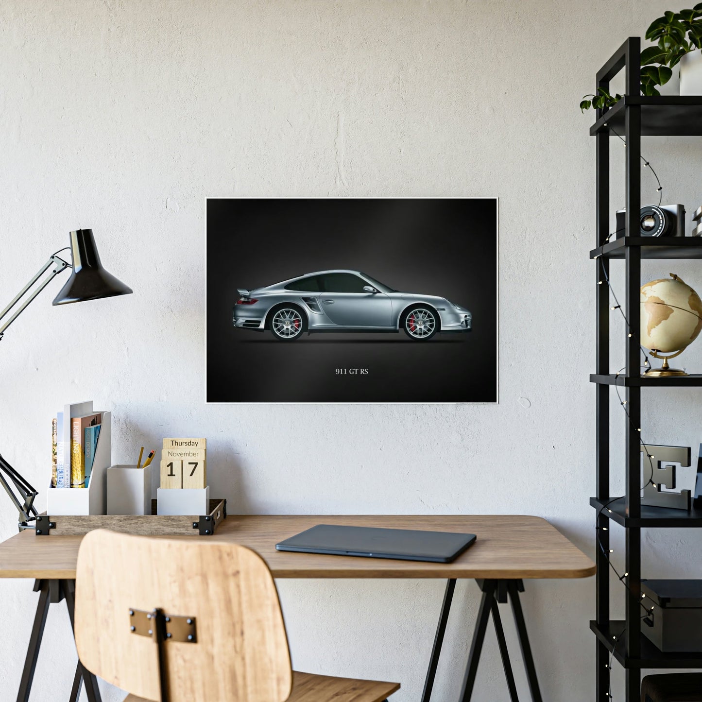 Automotive Art: Porsche Print on High-Quality Canvas for Your Collection