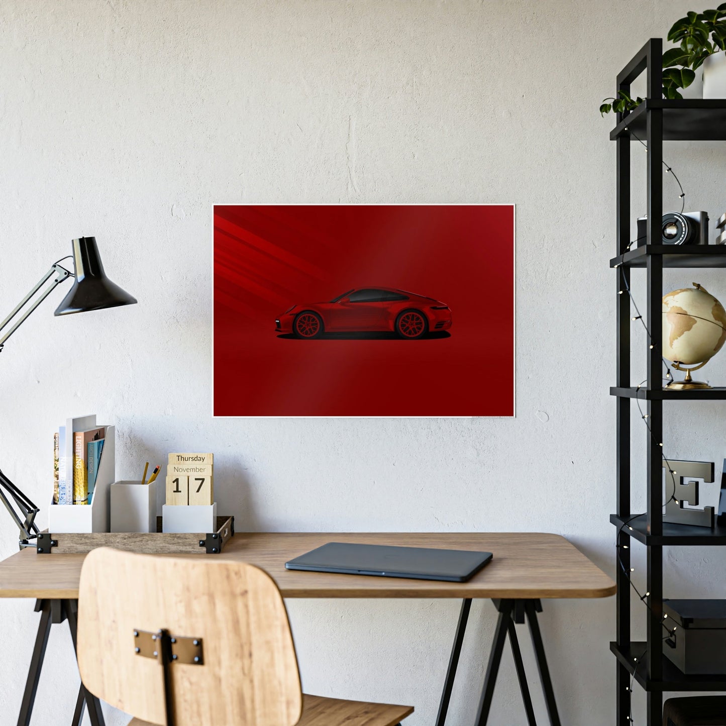 Porsche's Vibrant Energy: A Print on Canvas & Poster for Inspiration